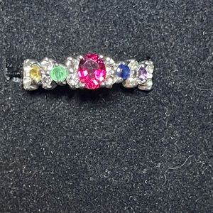 Tourmaline and topaz ring